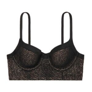 EUC- Victoria’s Secret 'Body by Victoria' Long Line Lace Balconette Bra